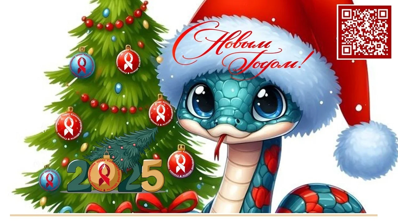 с 23 по 25 декабря - Всероссийский донорский марафон "С Новым годом, Служба крови"