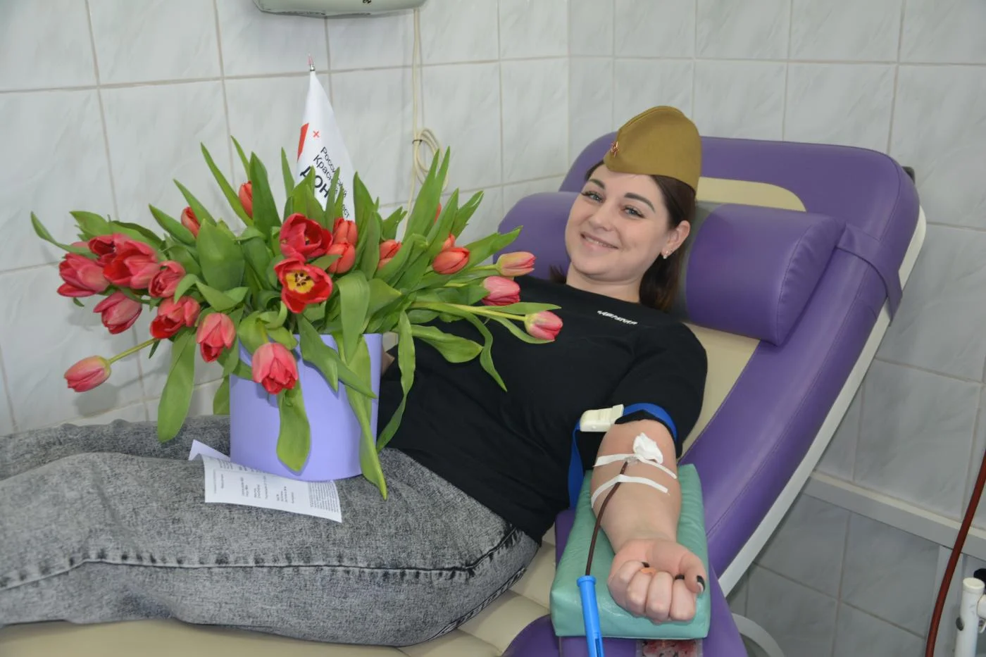 Накануне Международного женского дня на станции переливания крови Калининградской области состоялось праздничное мероприятие