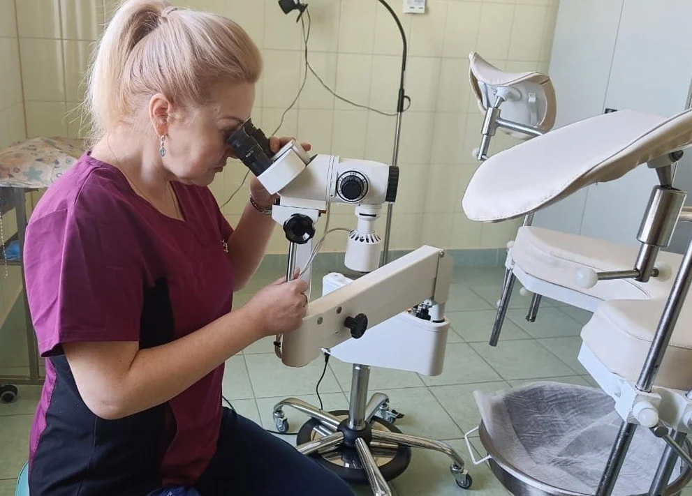 В женской консультации Гусевской больницы появился четвертый кольпоскоп