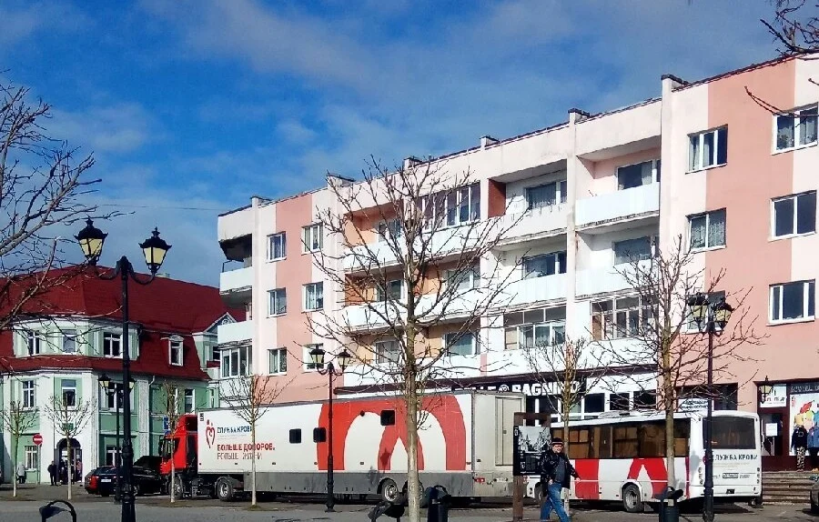 В Гвардейске на городской площади состоялся  выездной «День донора»