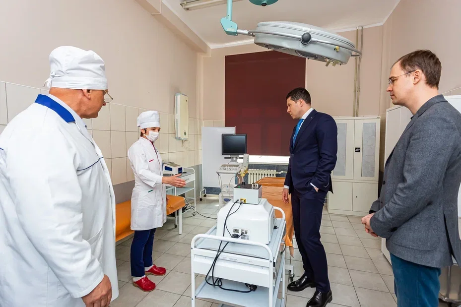 Антон Алиханов ознакомился с работой флебологического центра в Балтийске