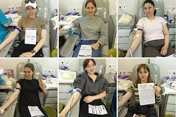  15 апреля для жителей города Гусева прошла выездная донорская акция, в формате #ДонорыКровиНаследникиПобеды.