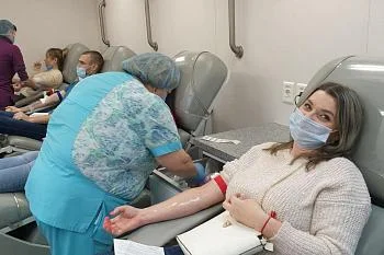 В городе Багратионовске прошла выездная акция - День донора.