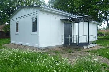 Завершен монтаж фельдшерско-акушерского пункта в Акулово под Неманом